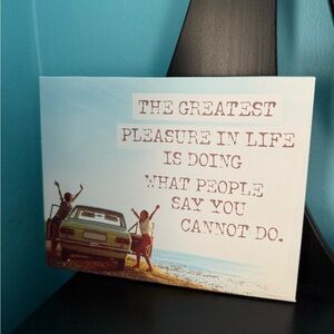 Home Decor Frame with Lifestyle Quote 🖼️